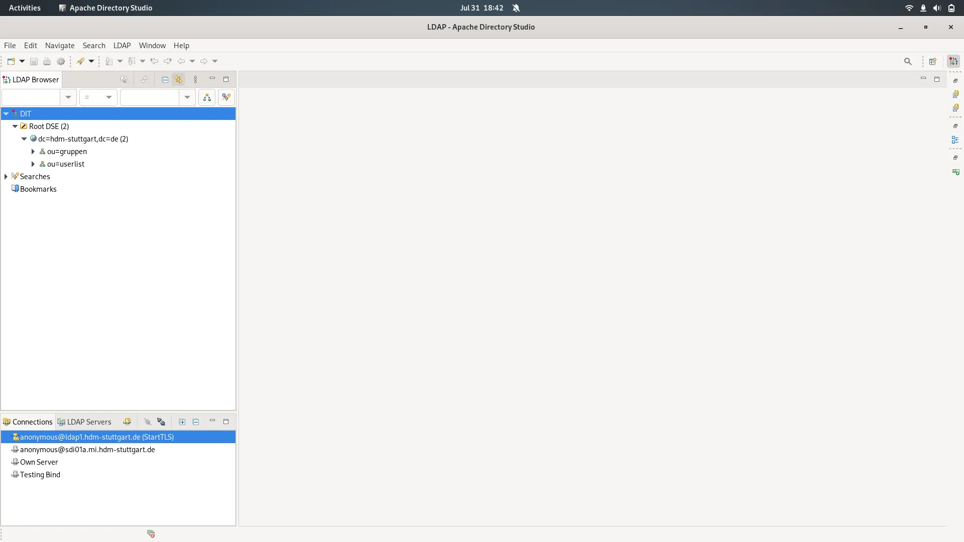 Ldap-connection-granted